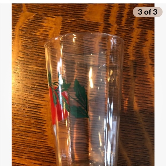 Vintage Pitcher Glass Set Tomatoes Juice Bloody Mary - Picture 3 of 3